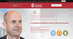 Desktop Screenshot of euni.cz